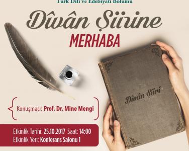 Dîvân Şiirine Merhaba