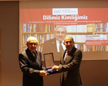 We hosted Istanbul Deputy Ekrem ERDEM at our University with a seminar titled "Our Identity of Our Language"