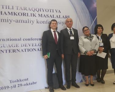Istinye University Department of Turkish Language and Literature lecturer Dr. Feyzi ÇİMEN participated in the symposium on “Uzbek Language Progress and Halkara Hamkarlık Matter” held in Tashkent.