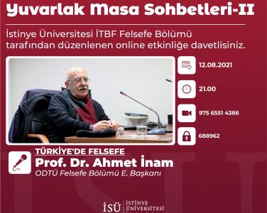 Bilim, Sanat, Felsefe Yuvarlak Masa Sohbetleri-II "Türkiye'de Felsefe"