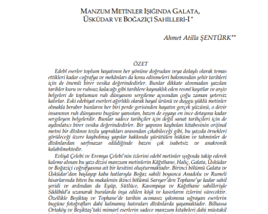 Prof. Ahmet Atillâ Şentürk's new article was published in Journal of Turkish Cultural Studies. 