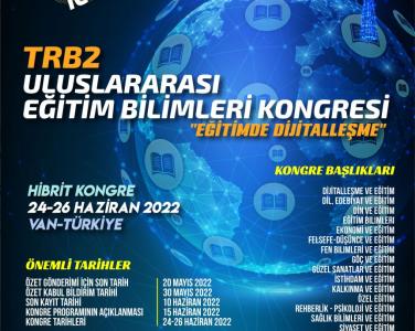 TRB2 Uluslararası Eğitim Bilimleri Kongresi
