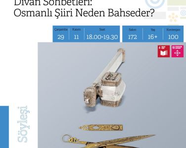 Türk Dili ve Edebiyatı Bölümü Öğretim Üyesi Prof. Dr. Ahmet Atillâ ŞENTÜRK ile 29 Kasım 2023 Çarşamba gününden başlamak üzere her ayın son çarşamba günü Rami Kütüphanesinde kültür ve edebiyat sohbetleri düzenlenecektir.   ''Divan Sohbetleri: Osmanlı Şiiri Neden Bahseder?'' başlığıyla düzenlenecek etkinlikte dinleyici sayısı 100 kişiyle sınırlı olduğundan ilgilenenlerin önceden yer ayırtmaları gerekmektedir.