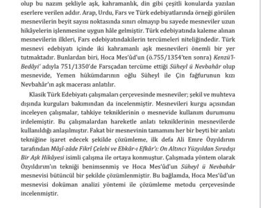 TÜBİTAK 2209-A Kapsamında Desteklenen, Türk Dili ve Edebiyatı Bölümü Öğrenci Projesinin Çıktısı Yayımlandı